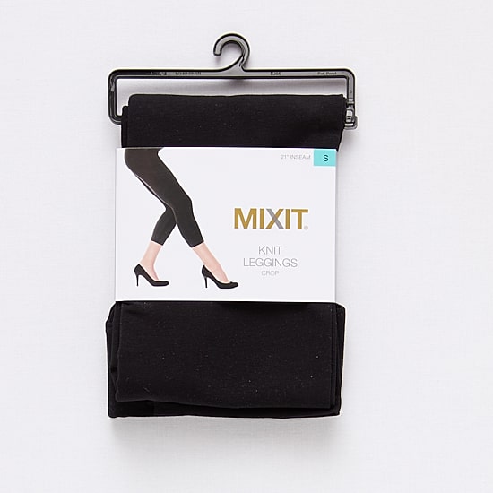 Mixit Womens Mid Rise Knit 23 1/2" Cropped Legging