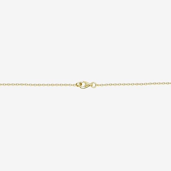 (F / Si2) Womens 1 CT. T.W. Lab Grown White Diamond 14K Gold Over Silver Heart 18 Inch Pendant Necklace