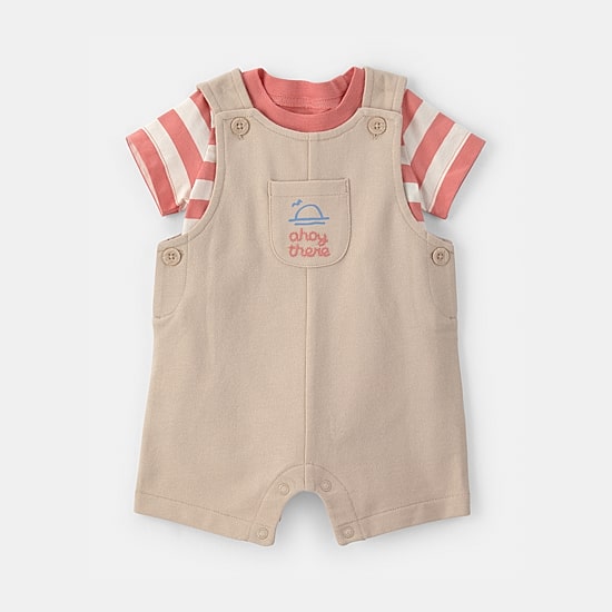 Carter's Baby Boys French Terry 2-pc. Shortall Set