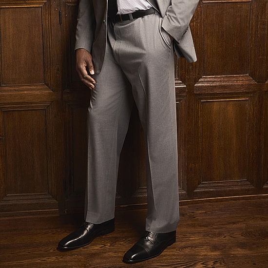 Shaquille O'Neal XLG™ Mens Big and Tall Stretch Fabric Classic Fit Flat Front Suit Pant