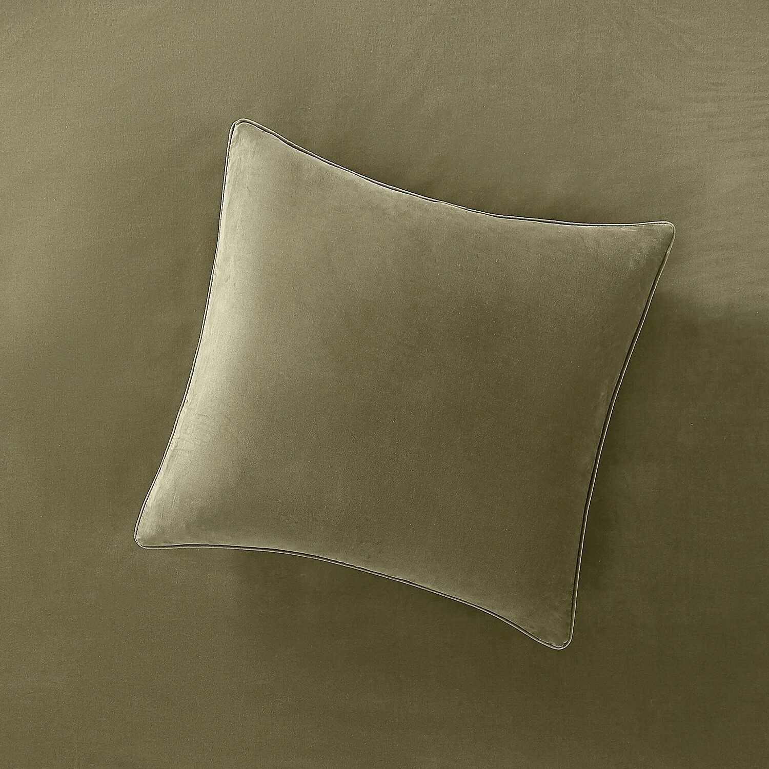 Brooklyn Loom Matte Cotton Velvet Euro Sham