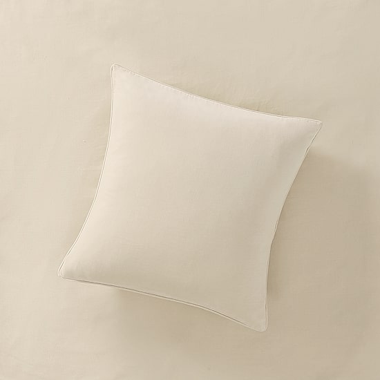 Brooklyn Loom Matte Cotton Velvet Euro Sham