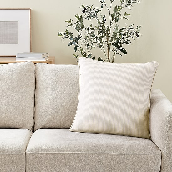 Brooklyn Loom Pinstripe Square Throw Pillow