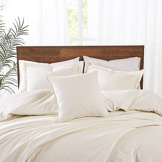 Brooklyn Loom Pinstripe Square Throw Pillow