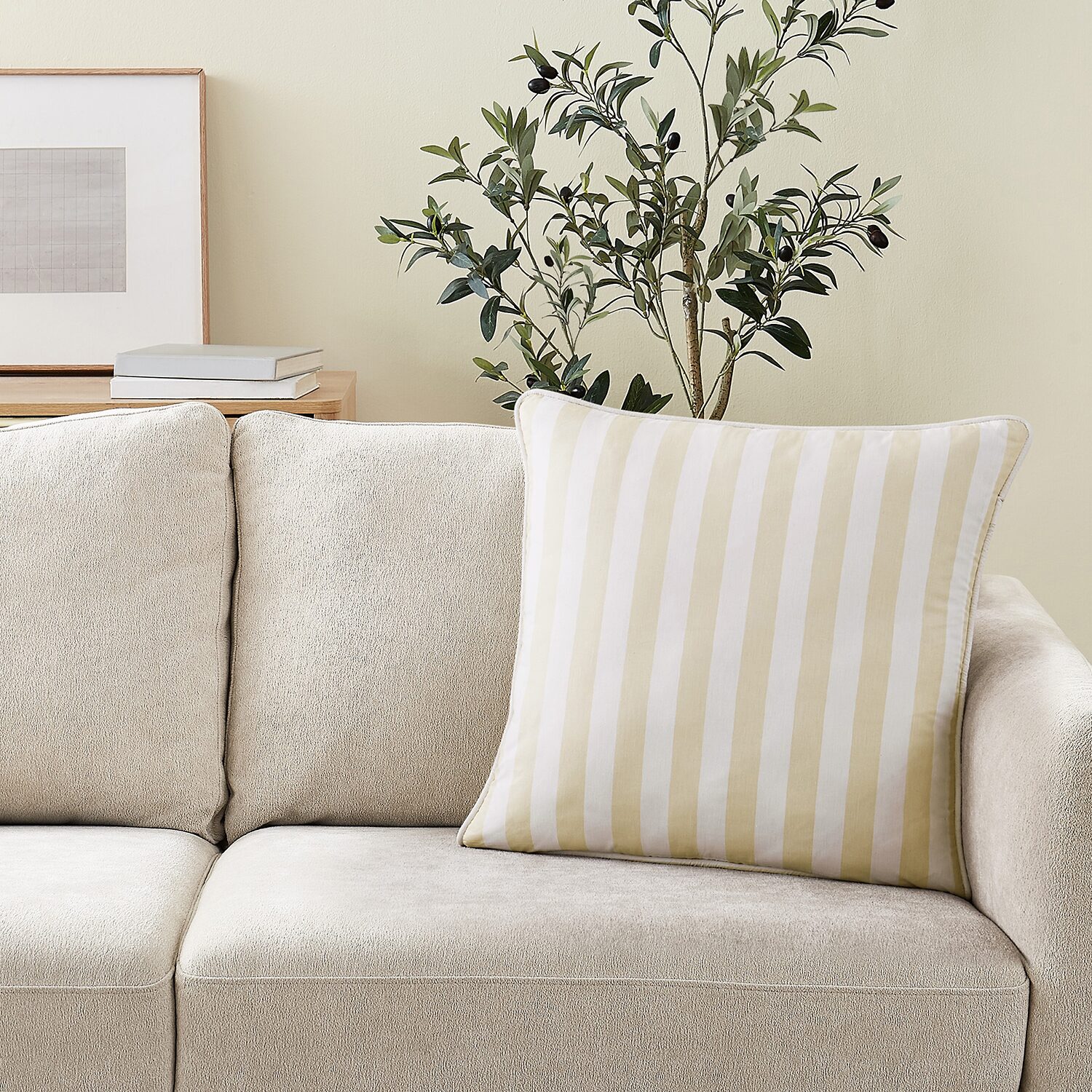 Brooklyn Loom Levi Stripe Square Throw Pillow