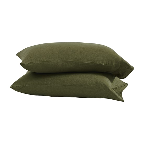 Brooklyn Loom Flax Linen Pillowcase