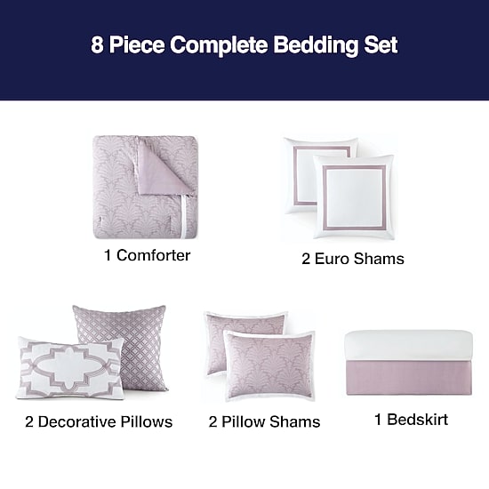 Liz Claiborne Margaux Sprigs 8-pc. Comforter Set