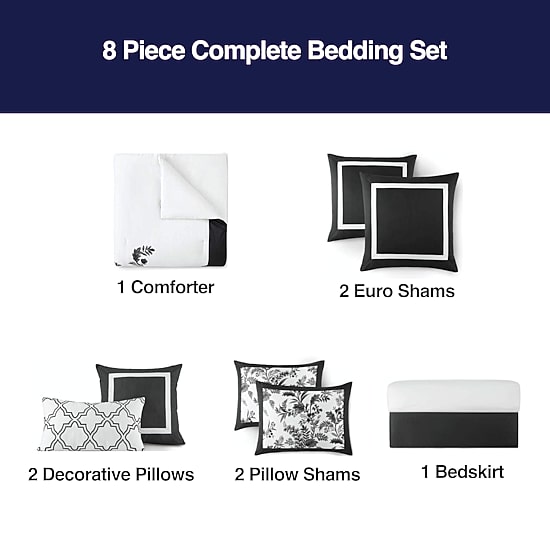 Liz Claiborne Elizabeth Vine 8-pc. Comforter Set