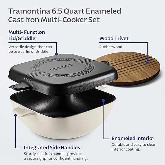 Tramontina Cultura Cast Iron Multi-Cooker