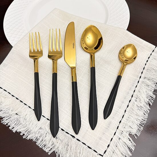 Vibhsa Golden 20-pc. Flatware Set