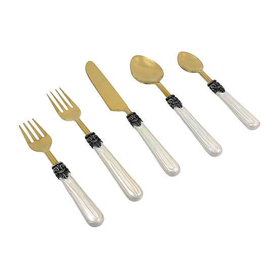 Vibhsa Royal White 20-pc. Flatware Set