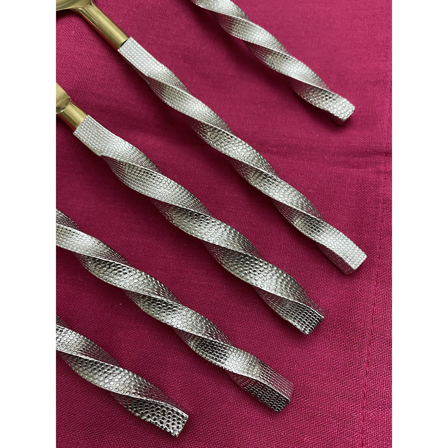 Vibhsa Silver Oranated 20-pc. Flatware Set