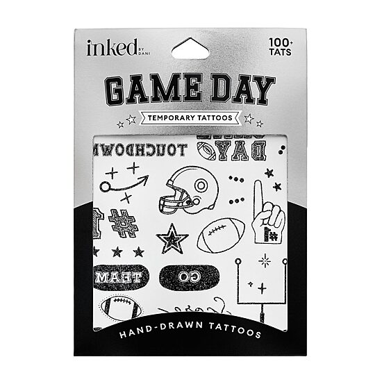 Inked By Dani Game Day Temporary Tattoo Kit