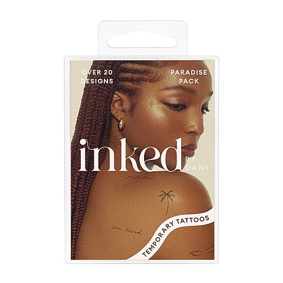 Inked By Dani Paradise Temporary Tattoo Pack