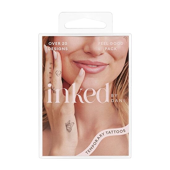 Inked By Dani Feel Good Temporary Tattoo Pack