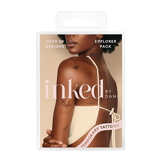 Inked By Dani Explorer Temporary Tattoo Pack