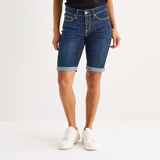 St. John's Bay Womens 11" Tall Bermuda Short