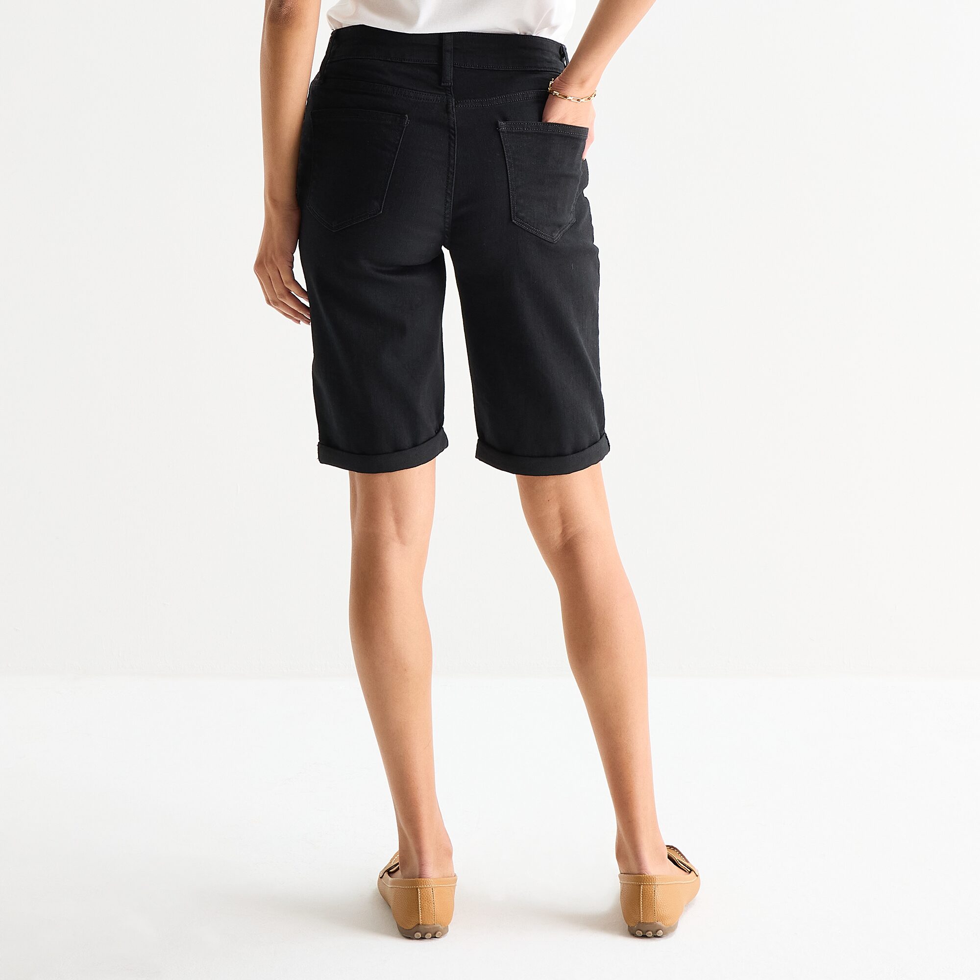 St. John's Bay Womens 11" Tall Bermuda Short