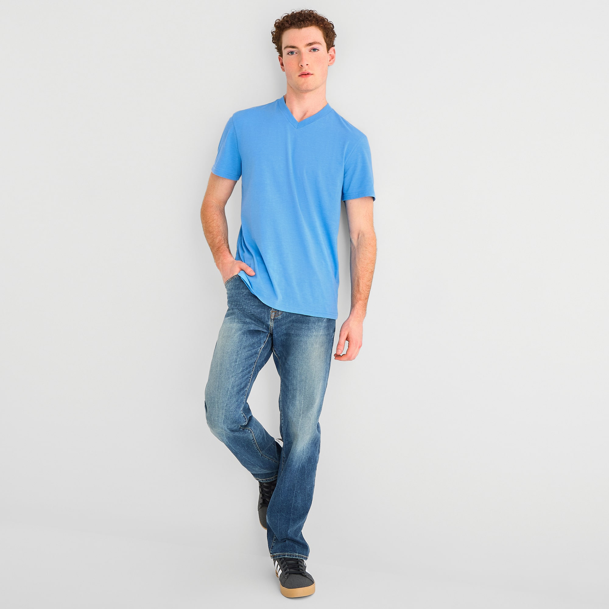 Arizona Mens V Neck Short Sleeve T-Shirt