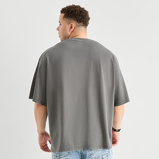 Arizona Mens Crew Neck Short Sleeve Big and Tall T-Shirt