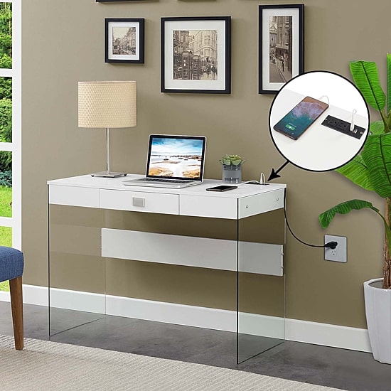 Convenience Concepts Soho Office Collection Writing Desk