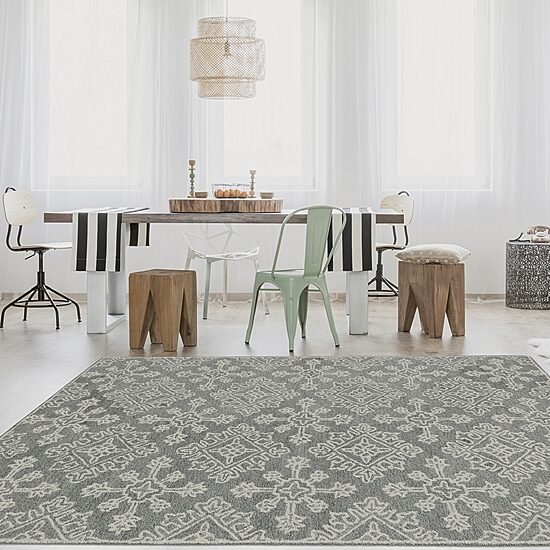 Amer Rugs Boston Geometric Hand Tufted Indoor Rectangular Accent Rug