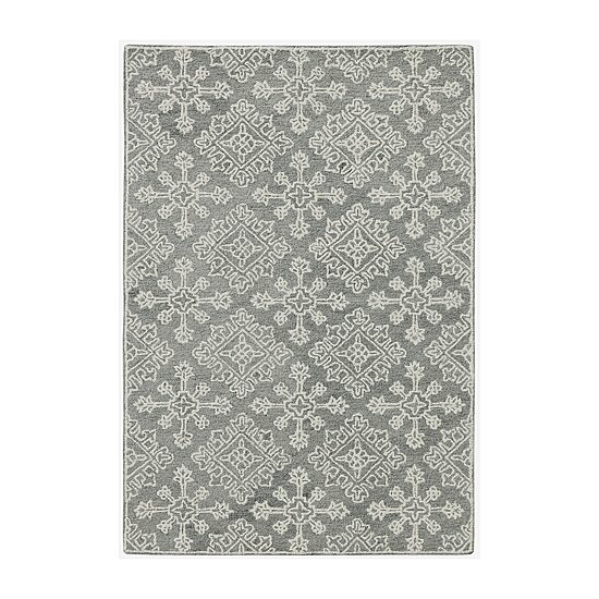 Amer Rugs Boston Geometric Hand Tufted Indoor Rectangular Accent Rug