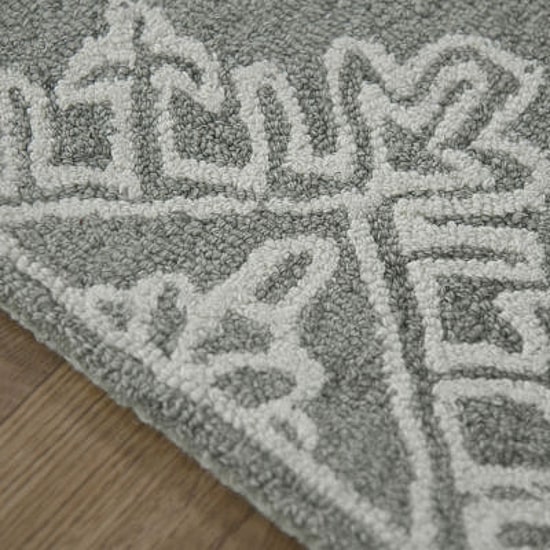 Amer Rugs Boston Geometric Hand Tufted Indoor Rectangular Accent Rug