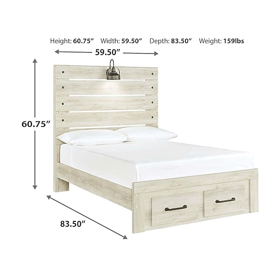 Signature Design by Ashley® Cambeck 2 Drawer Storage Panel Bed