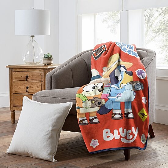 Northwest Road Trip Bluey Midweight Throw