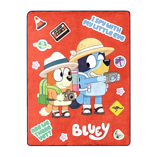 Northwest Road Trip Bluey Midweight Throw