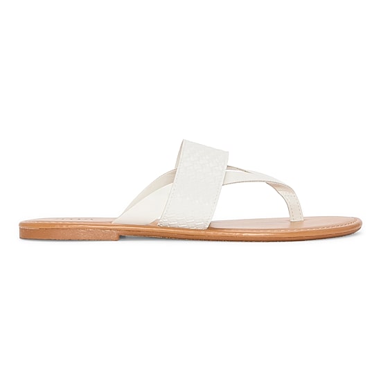 A.N.A Womens Woven Band Slide Sandals