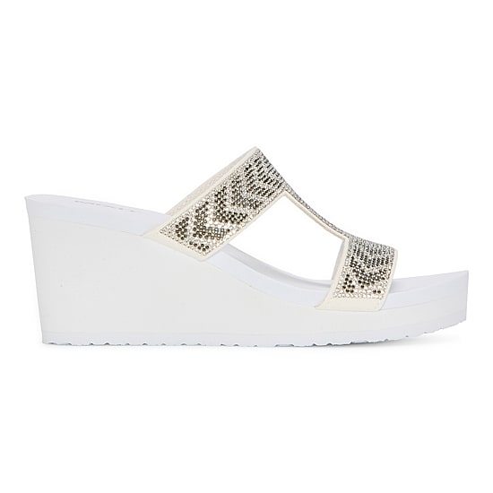 Mixit Womens Chevron H Band Wedge Sandals