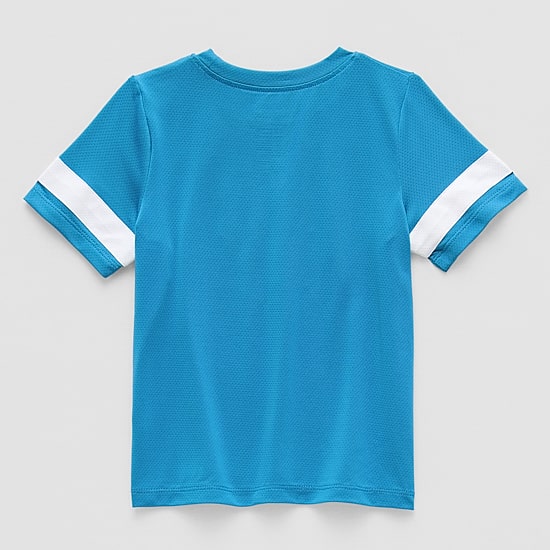 Okie Dokie Active Mesh Toddler & Little Boys Crew Neck Short Sleeve Regular Fit Graphic T-Shirt