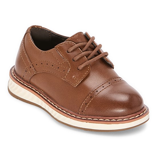 Stafford Lil Cooper Toddler Boys Cap Closed Toe Oxford Shoes