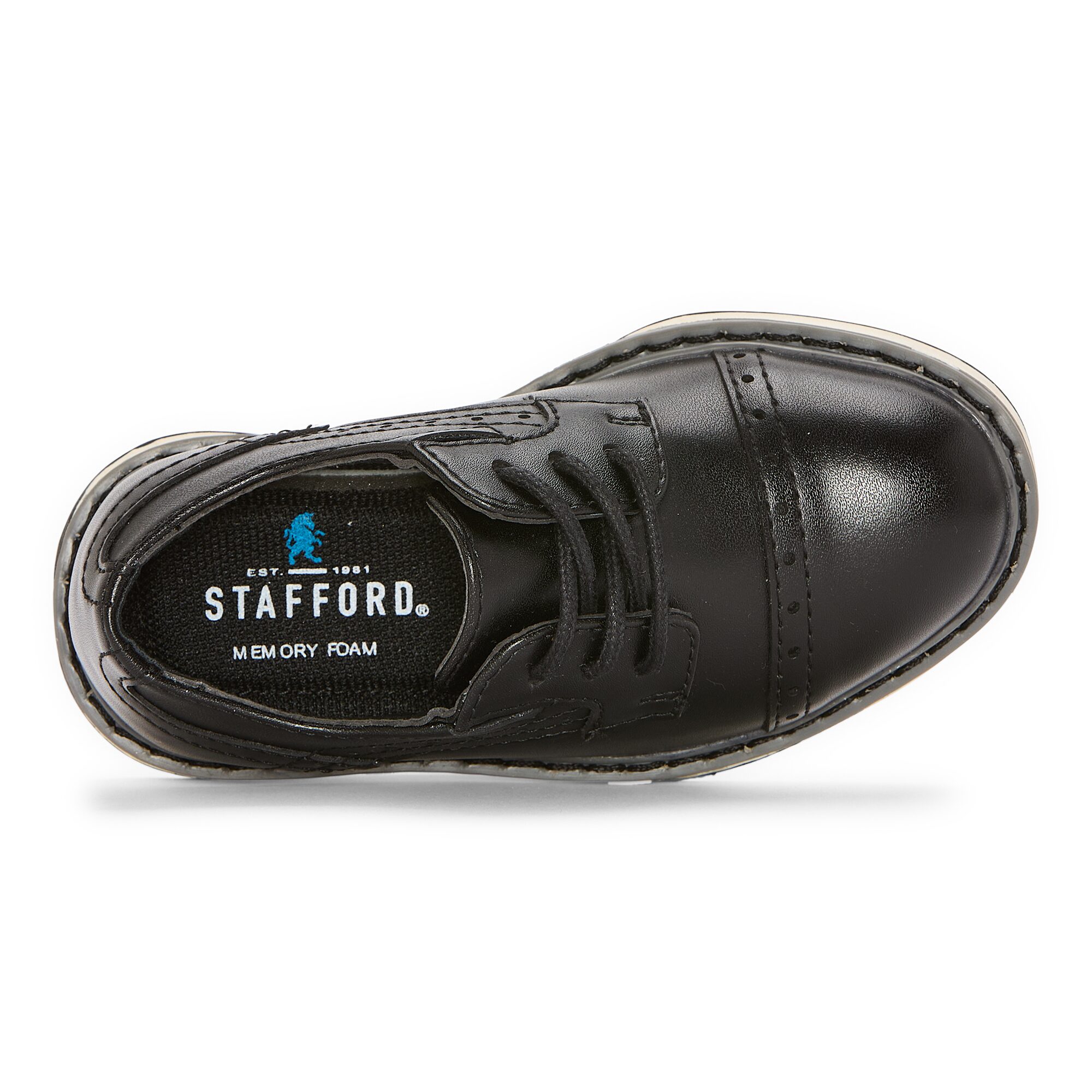 Stafford Lil Cooper Toddler Boys Cap Closed Toe Oxford Shoes