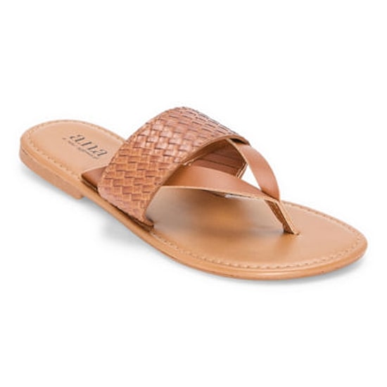 a.n.a Womens Woven Band Slide Sandals