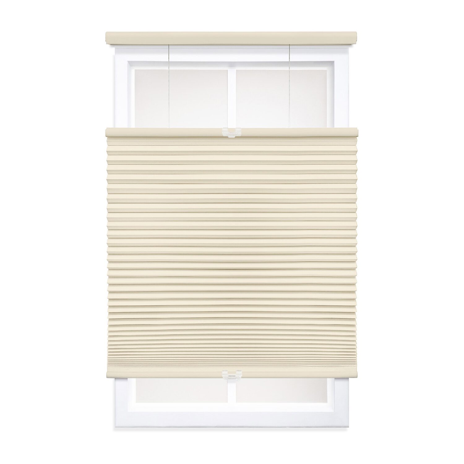 Eco Estates Cut-To-Width Cordless Top Down Bottom Up Blackout Cellular Shade