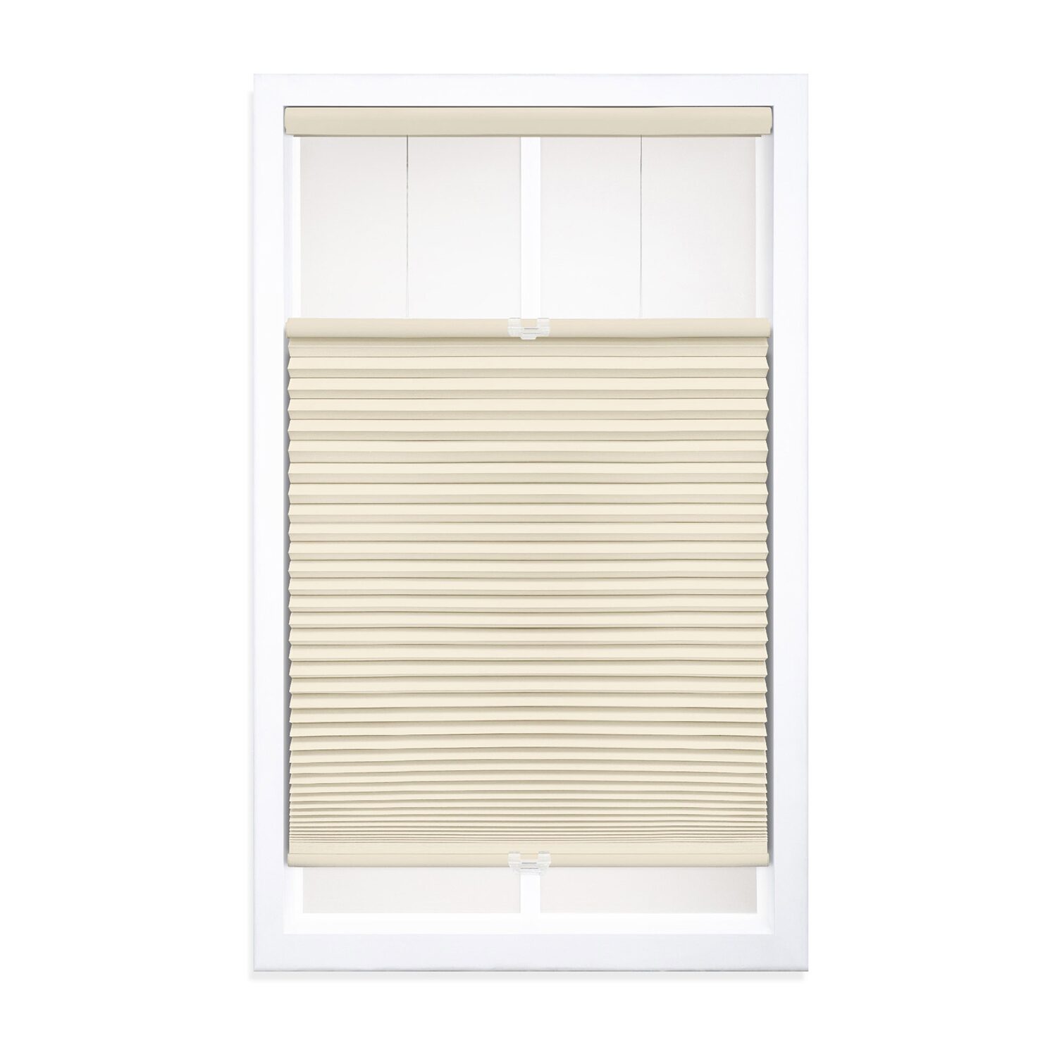 Eco Estates Cut-To-Width Cordless Top Down Bottom Up Blackout Cellular Shade
