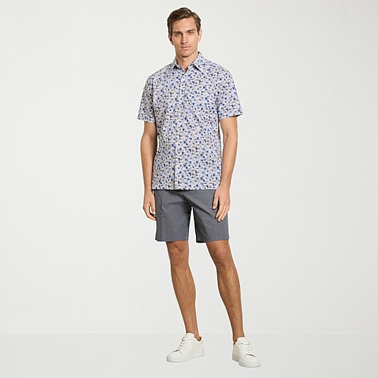 Van Heusen Originals Mens Short Sleeve Regular Fit Button-Down Shirt