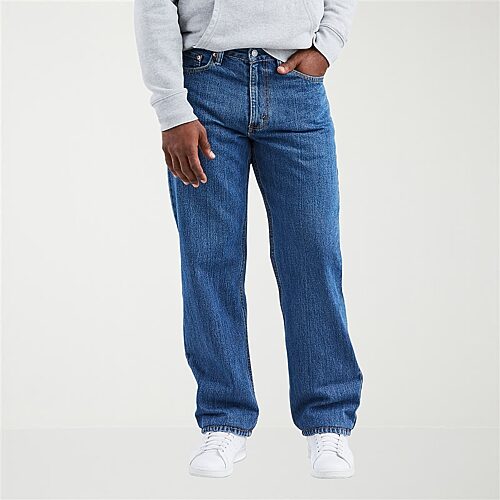 Levi's Big and Tall Mens 550 Tapered Leg Relaxed Fit Jeans, 42 34, Blue