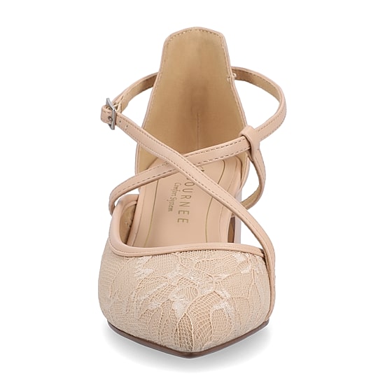 Journee Collection Galvinn Womens Pointed Closed Toe Block Heel Pumps