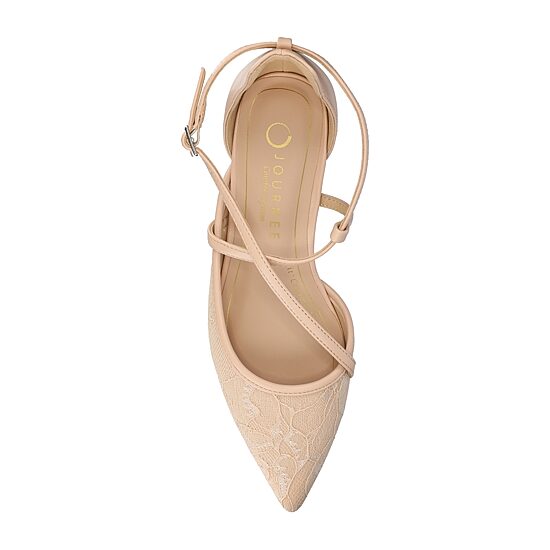 Journee Collection Galvinn Womens Pointed Closed Toe Block Heel Pumps