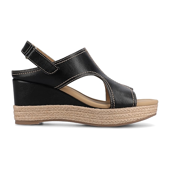 Journee Collection Womens Rayleigh Espadrille Wedge Sandals