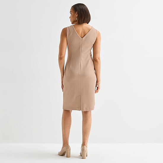 Maya Brooke Womens Fitted Lace Jacket Dress