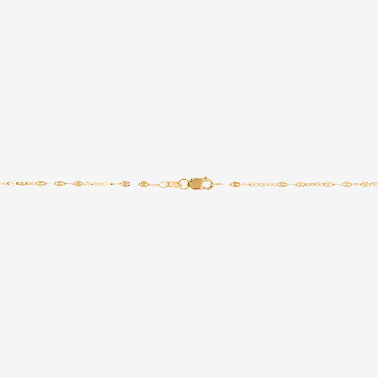 Gold Addiction Womens 10K Gold 18 Inch Chain Necklace
