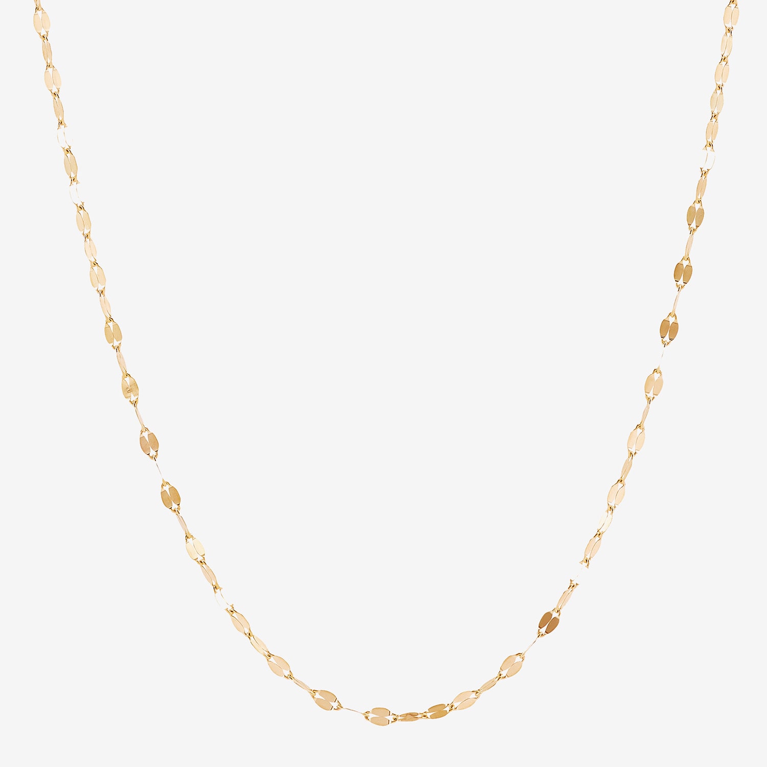 Gold Addiction Womens 10K Gold 18 Inch Chain Necklace