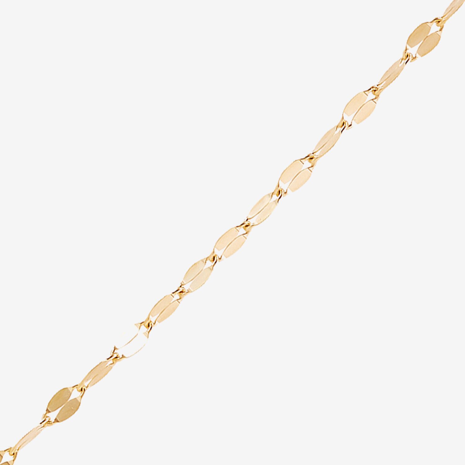 Gold Addiction Womens 10K Gold 18 Inch Chain Necklace