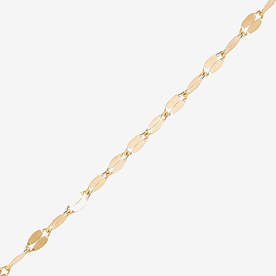 Gold Addiction Womens 10K Gold 18 Inch Chain Necklace