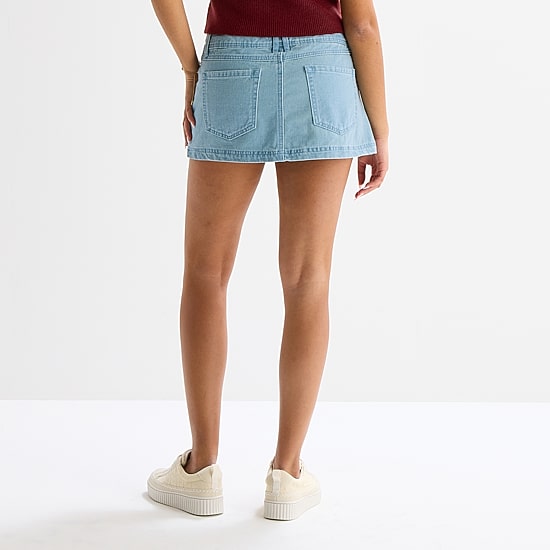 Forever 21 Womens Juniors Denim Skirt